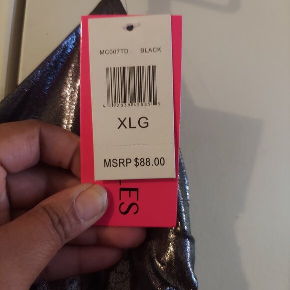 METALLIC  RUCHED MINI DRESS FOR GIRLS NWT - Picture 3 of 7